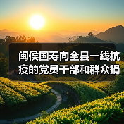闽侯县支公司捐赠防疫保险 筑牢抗疫保障防线(图4)