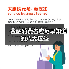 金融消费者应尽早知道的八大权益(图3) 八大金融消费者权益详解 守护金融安全策略(图3)