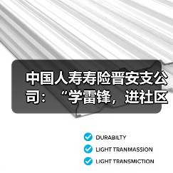 保险公益活动进社区送保障弘扬雷锋精神(图2)