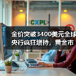 金价突破3400美元全球央行疯狂增持，黄金市场为何迎来变局？(图2)