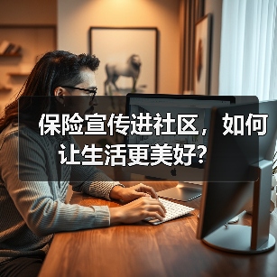 保险宣传进社区，如何让生活更美好？(图1)