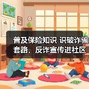 普及保险知识 识破诈骗套路，反诈宣传进社区(图4)