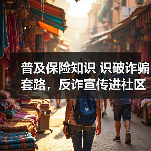 普及保险知识 识破诈骗套路，反诈宣传进社区(图3)