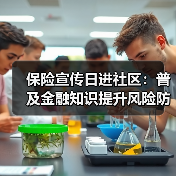 保险宣传日进社区:普及金融知识提升风险防范意识(图1) 保险宣传日进社区:普及金融知识提升风险防范意识(图1)