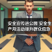 安全宣传进公园 安全生产月活动提升群众应急能力(图3)