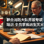 联合消防大队开展专项培训 全员掌握逃生灭火技能(图4)