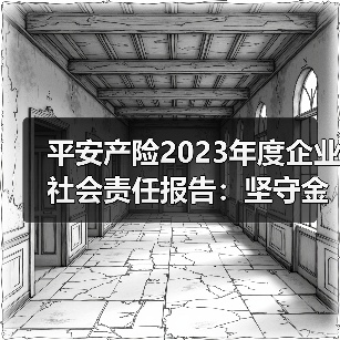 平安产险2023年度企业社会责任报告：坚