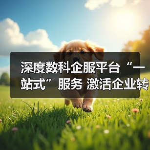 深度数科企服平台“一站式”服务 激活企业转型动能(图1)
