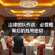 法律团队作战：必答题背后的胜局密码(图2)