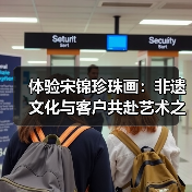 体验宋锦珍珠画：非遗文化与客户共赴艺术之约(图1)