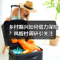 乡村振兴如何借力保险？凤板村调研引关注(图1)