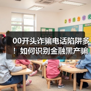 00开头诈骗电话陷阱多！如何识别金融黑产骗局？(图1)