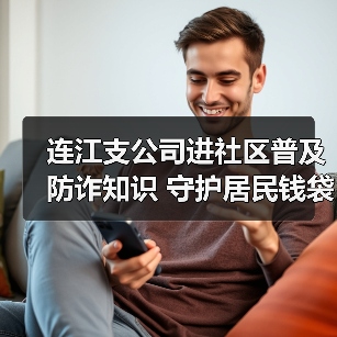 连江支公司进社区普及防诈知识 守护居民钱袋子(图4)