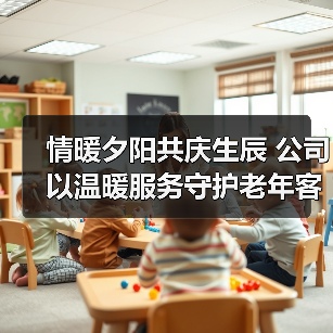 情暖夕阳共庆生辰 公司以温暖服务守护老年客户幸福(图2)