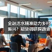 金融活水精准助力乡村振兴？期货调研探路资源经济(图3)