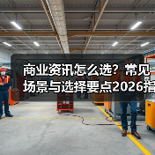 商业资讯怎么选？常见场景与选择要点2026指南(图1)