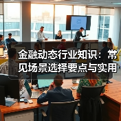 金融动态行业知识：常见场景选择要点与实用方法(图1)
