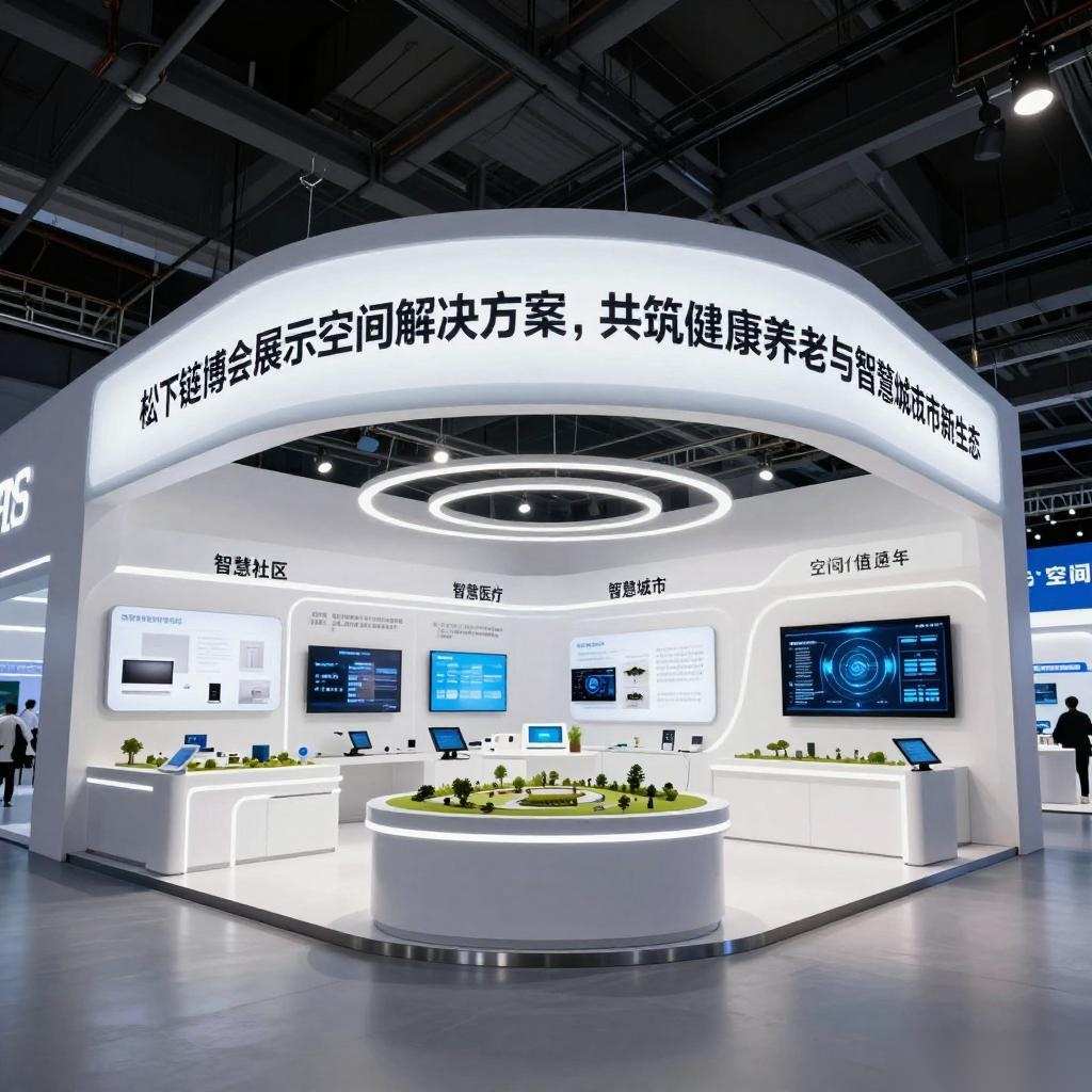 松下链博会展示空间解决方案，共筑健康养老与智慧城市新生态(图1)