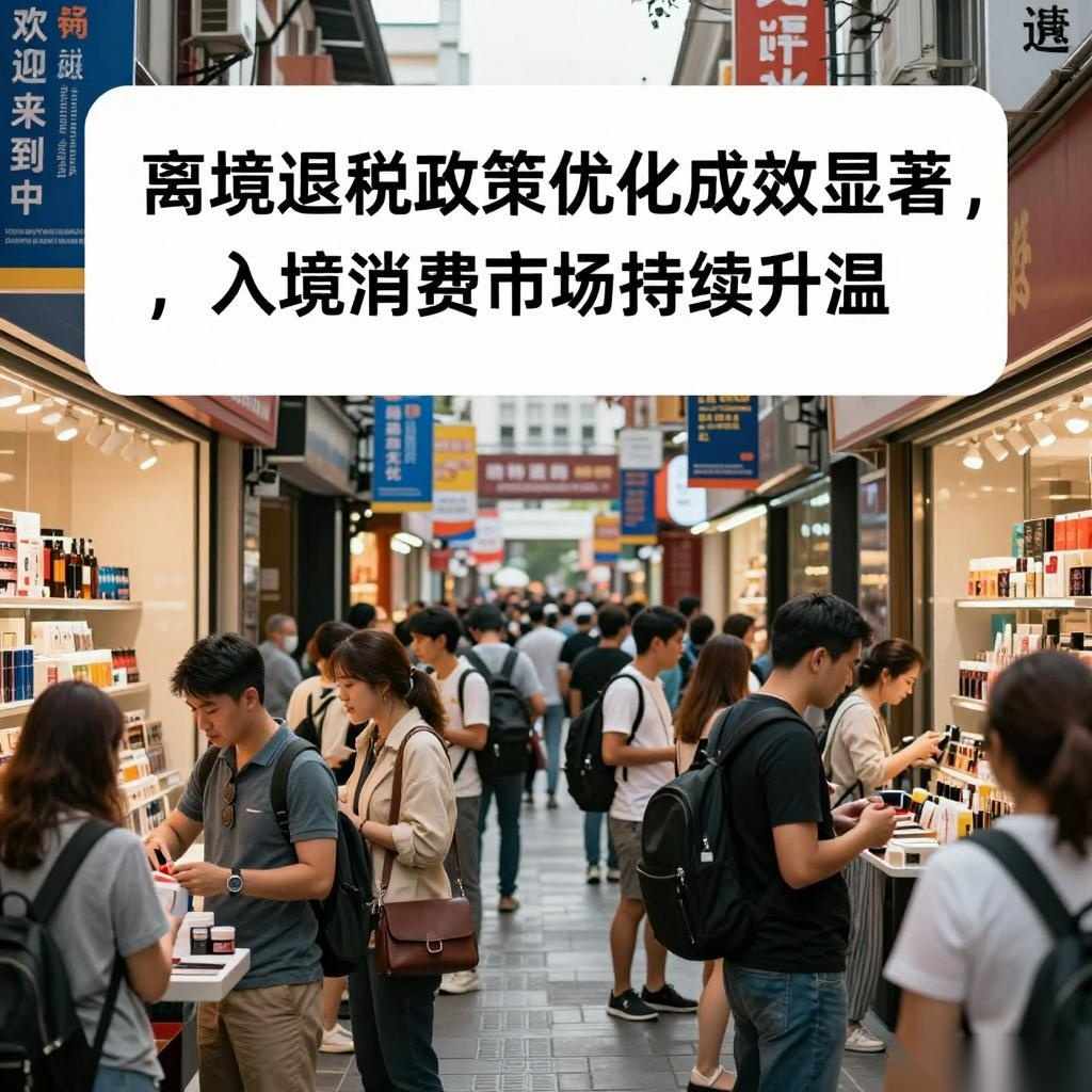 离境退税政策优化成效显著，入境消费市场持续升温(图1)