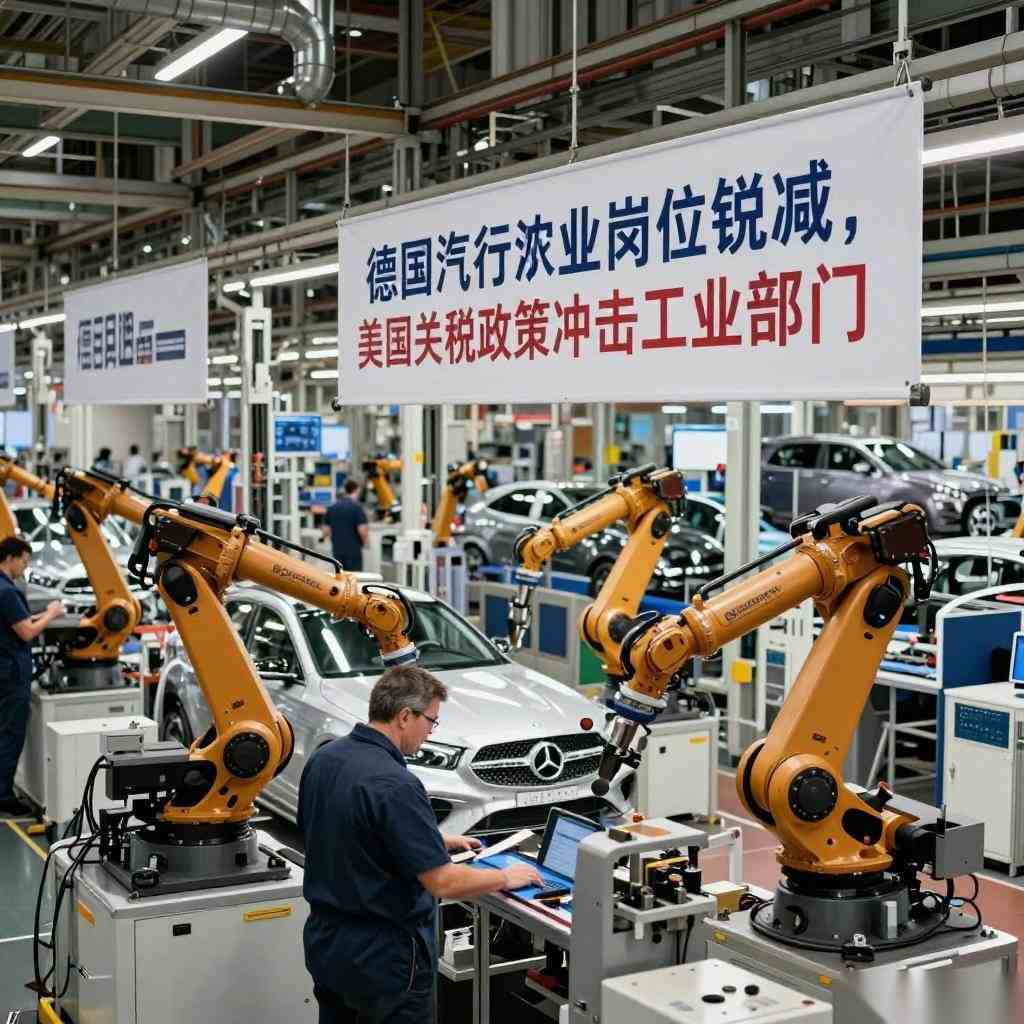 德国汽车行业岗位锐减，美国关税政策冲击工业部门(图2)