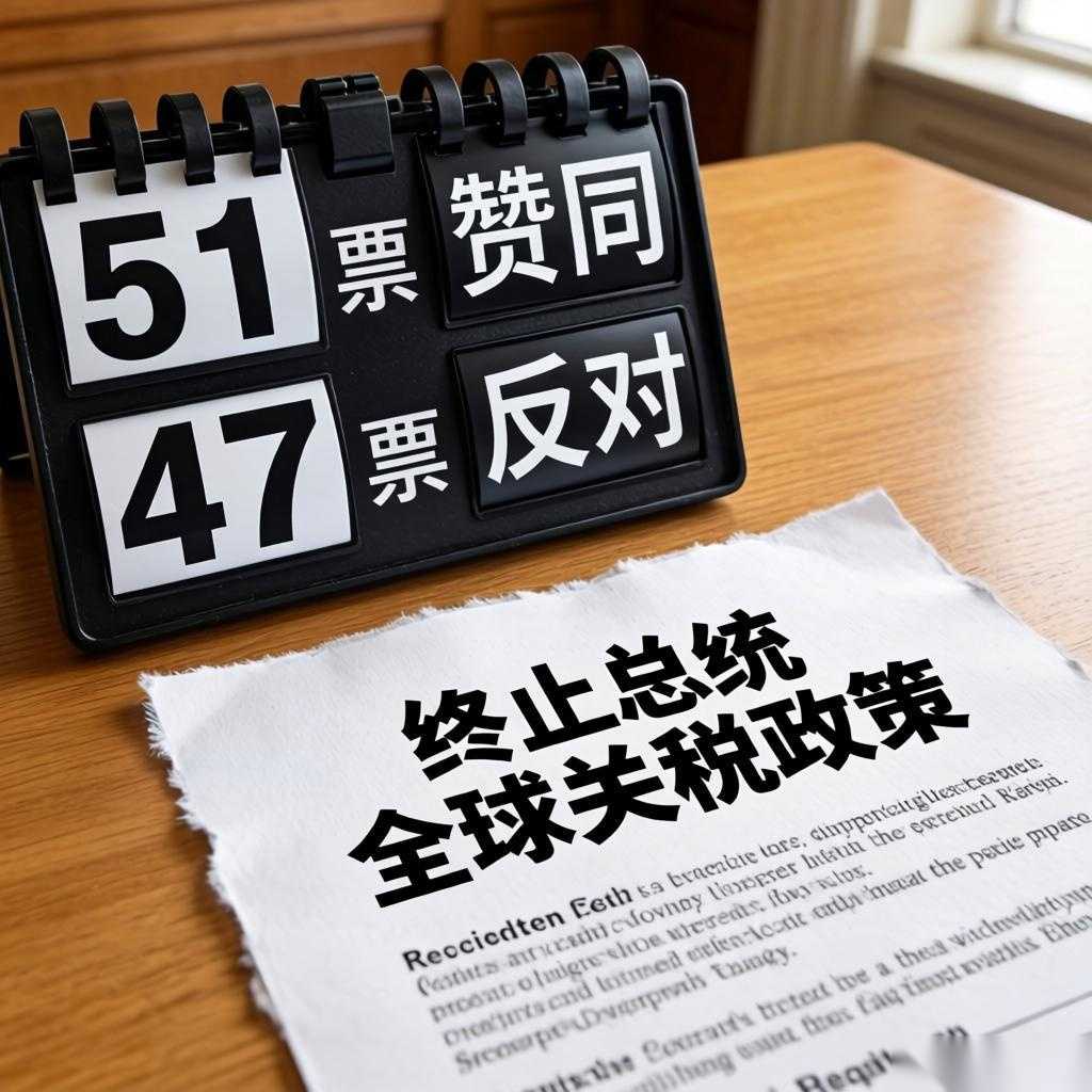 美国参议院通过决议终止全球关税政策，后续表决面临挑战(图1)