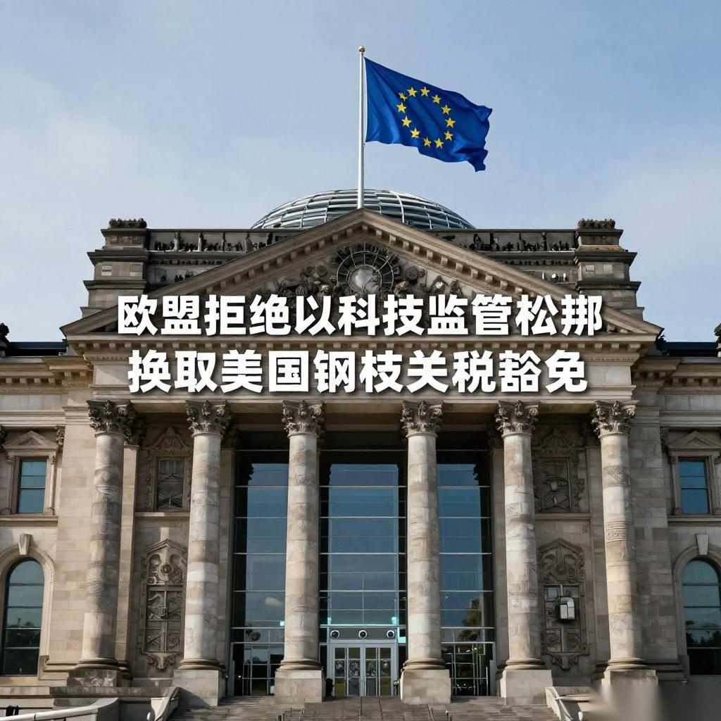 欧盟拒绝以科技监管松绑换取美国钢铝关税豁免