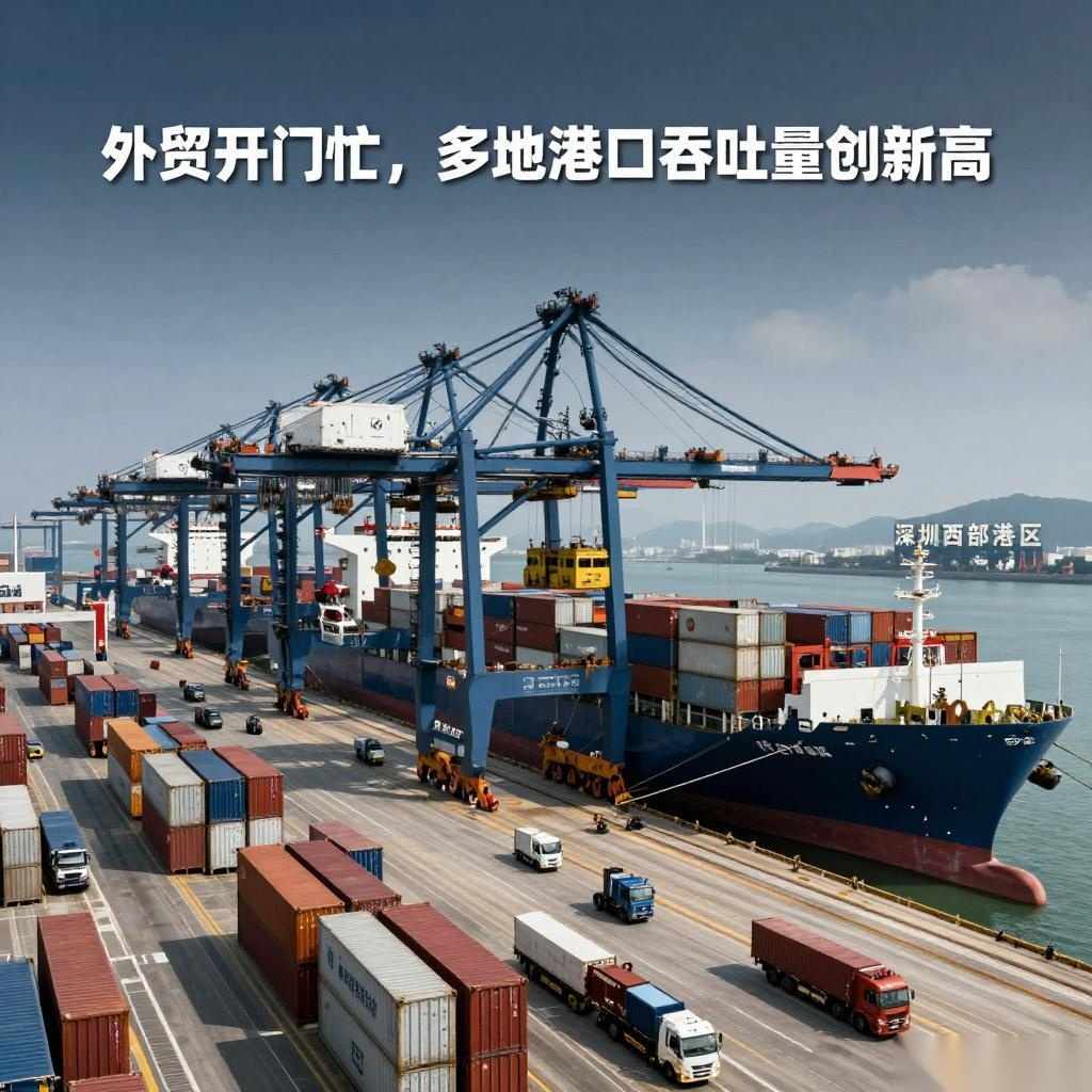 外贸开门忙，多地港口吞吐量创新高 - 云溯流欧品启易商贸资讯